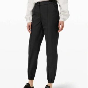 Lululemon Warpstreme high rise 7/8 joggers black Sz 28